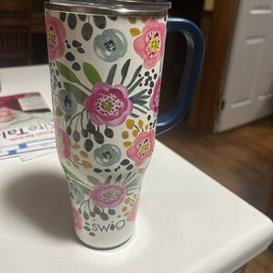 Swig Floral Mug - Pink, Blue, Green